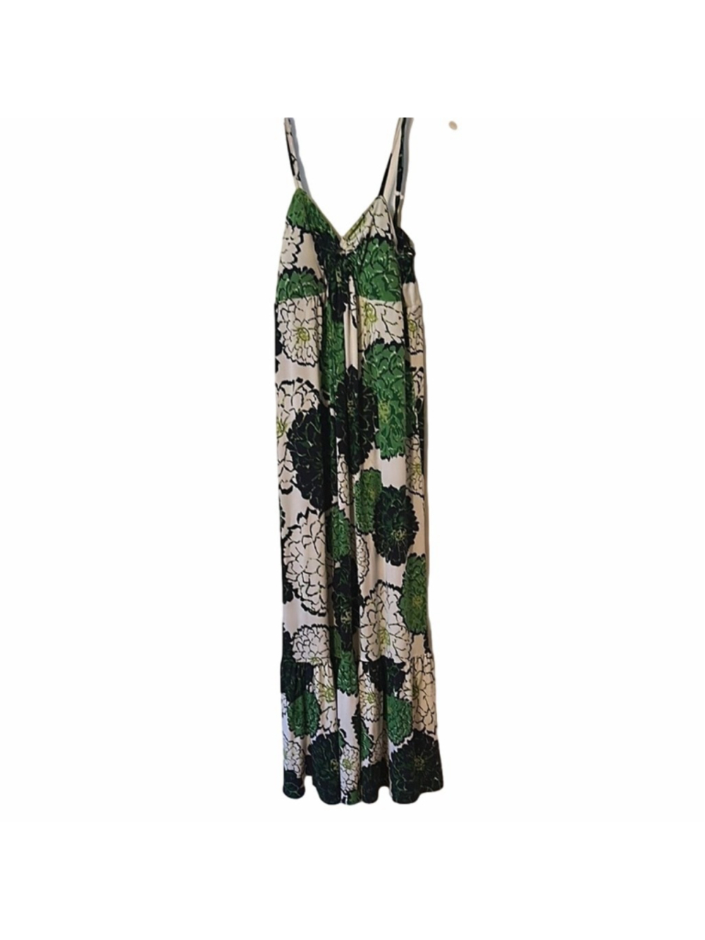 Lily Green and Black Floral Maxi Dress